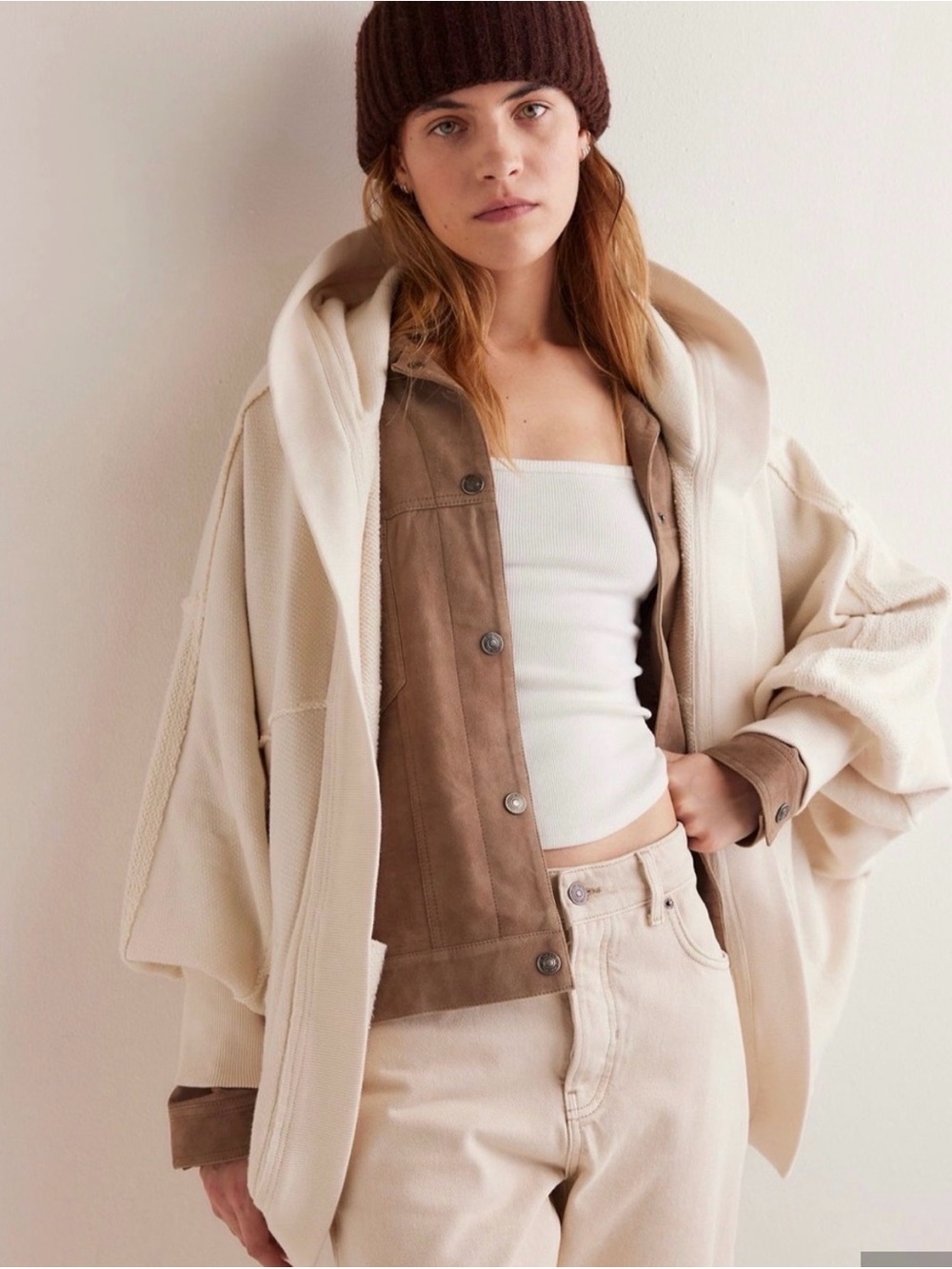 Free People We The Free Forever Yours Cardi. NWT. Tea